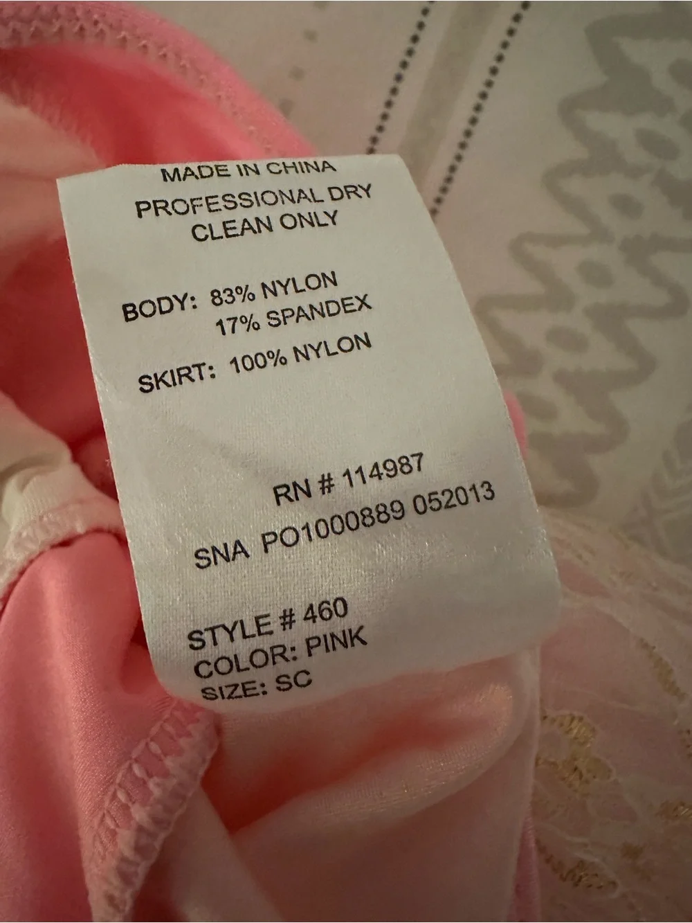 Girls Pink Ballet Tutu Costume